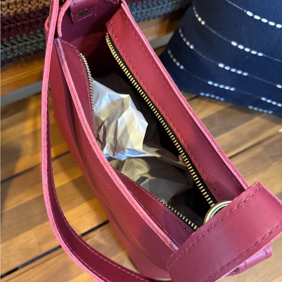 PLG NWOT Berry Good AP Triangle Shoulder Bag - Picture 6 of 7